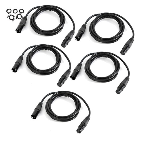 Dmx kabel xlr - xlr, 5er
