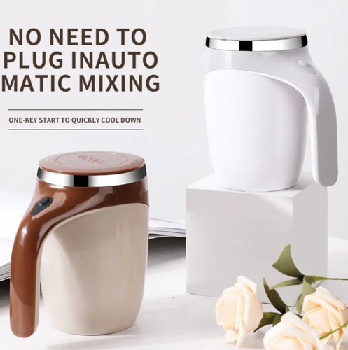 Self stirring mug - stirring, rechargeable