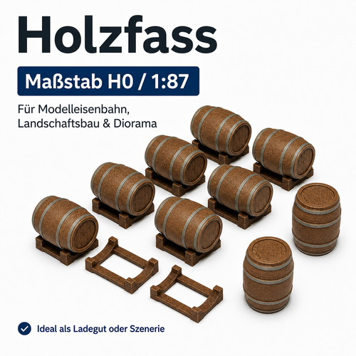 Holzfass bierfass - h0,