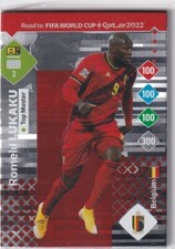 Panini Road to Qatar World Cup Fußball Karte 2022 Nr. 3 Romelu Lukaku Top Master