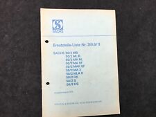 Ersatzteilliste Sachs 50 /2 MB