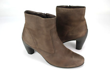 Ecco Gr.40 Damen Stiefel Stiefeletten Boots Herbst/Winter Leder Braun  TOP E 389
