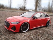 1:18 MTM Audi RS6 Avant Tiefer Tuning mit 22 Zoll ABT Audi BBS Echt Alu Felgen