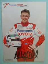 -ke- Allan McNish (GB), Toyota  Autogrammk. Formel 1 (Unterschr. gedruck)