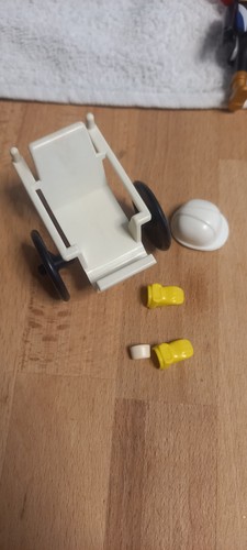 Playmobil rollstuhl weiß - rollstuhl,