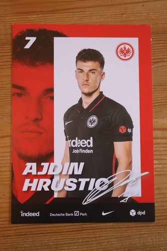 Autogrammkarte ajdin hrustic - ajdin,