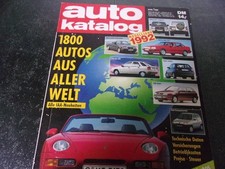 auto katalog, Modelljahr 1992