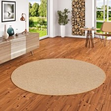  Natur Sisal-Optik Teppich Taff Nuss Rund