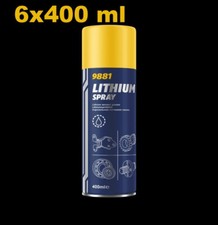 6x400ml MANNOL LITHIUM SPRAY