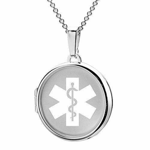 Sos medaillon anhänger 925er - medaillon, anhänger-925er