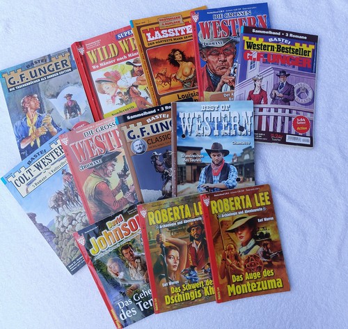 Konvolut romanhefte western - konvolut, western-