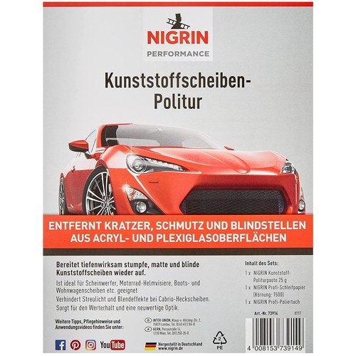 Nigrin kunststoff politur - nigrin, kunststoff-politur