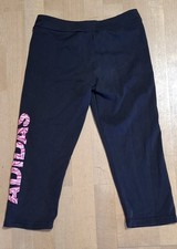Adidas Sporthose Fitnesshose Gymnastik 3/4 Hose schwarz Gr 13- 14Y 164 ( 158 )