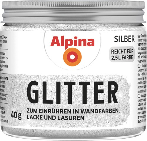 Alpina kreativ glitter silber - alpina,