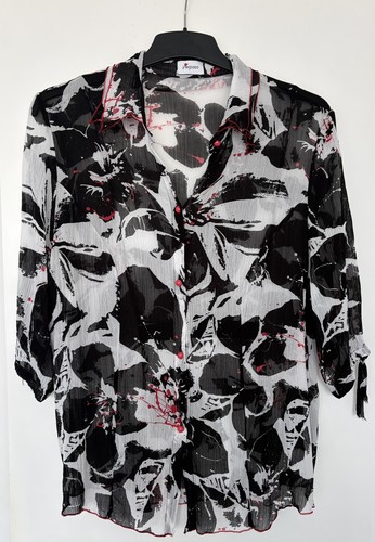 Damen bluse mit kragen - bluse, gr.42