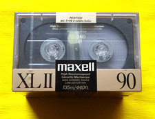 5x MAXELL XL II 90 Cassette