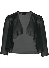 Bolero aus feinem chiffon - bolero,