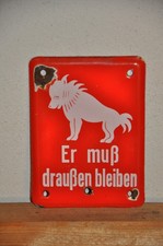 Altes Emailschild