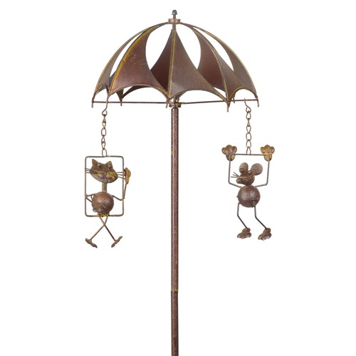 Rost windspiel katz und maus - katz',