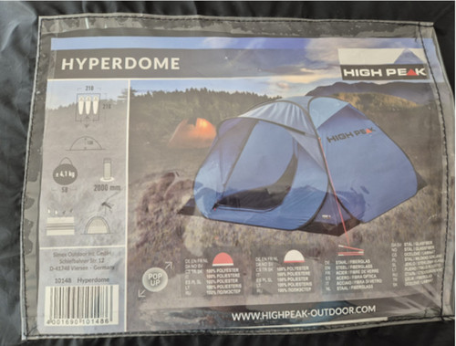 High peak pop wurfzelt - peak,
