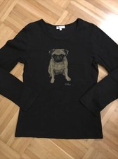 Balbina Langarmshirt + Kurzarmshirt, Damen, Hundemotiv, S, 2 Shirts