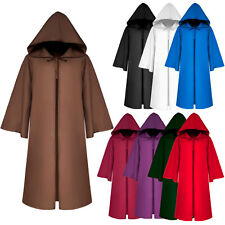 Kinder Unisex Robe Zauberer Umhang Halloween Kapuzenumhang Retro Oberbekleidung