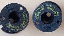 2x Luftspulen Intertechnik 0,10 mH / 0,26 Ohm (0,71mm Draht)