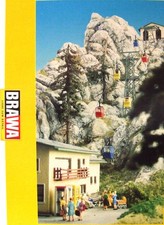 BRAWA 6290 Spur H0 Kanzelwandbahn Gebäudesatz für Berg- und Talstation
