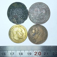 Konvolut 4 Jetons royaux –