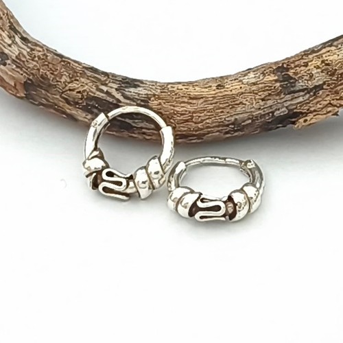 Bali creolen silber - creolen,