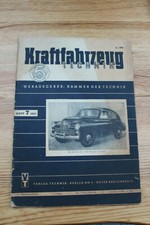 KFT Kraftfahrzeugtechnik 6/1953 Skoda 1200,2 Takt Dieselmotoren