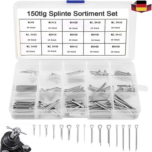 150 tlg splinte - 150-tlg, sortiment