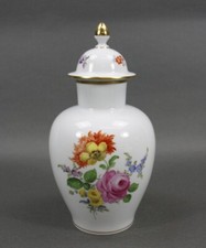 Meissen Deckelvase Vase Bukett