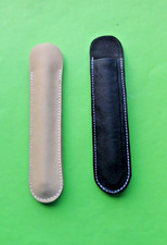 2 Stifte Etui aus Leder  16 x