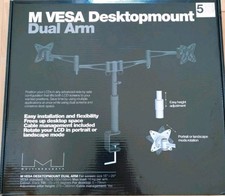 M Vesa Desktop Mount Dual