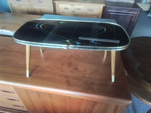 Blumentisch 60er jahre - blumentisch,