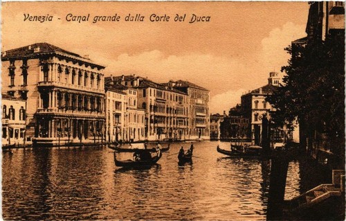 Cpa venezia canal - cpa, grande