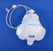 2 Bettbeutel 2000ml 120cm Schlauch Steril Geschl. System Urinbeutel Dahlhausen