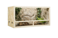 Terrarium OSB Holz und Glas
