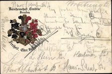 Studentika Wappen Dresden Altstadt, Burschenschaft Cimbria,... - 10773613