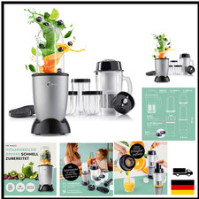 GOURMETmaxx Mr. Magic Mixer | Smoothie Maker mit XXL-Zubehörpaket | Standmixe...