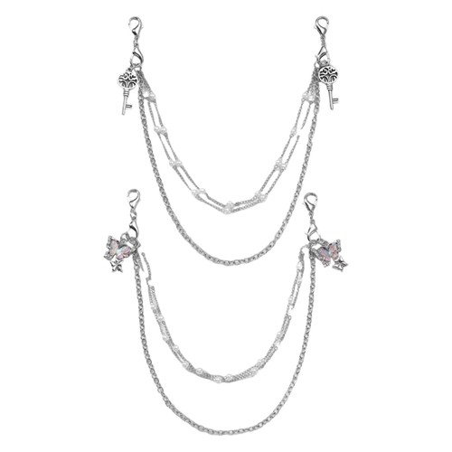Sparkling resin key butterfly - sparkling,