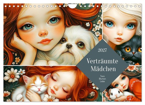 Verträumte mädchen tiere - mädchen.,