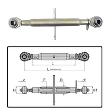 Oberlenker Gewindeoberlenker