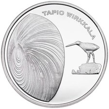 Silbermünze Tapio Wirkkala 2015 - Finnland - Nummerierte Münze - 10 gr PP