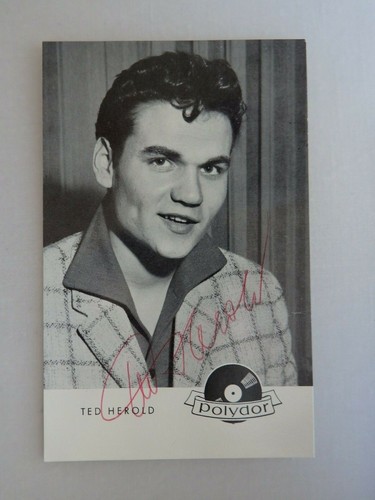 Autogramm ted herold deutscher - ted,