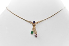 Collier 19 Brillanten ca 0,45
