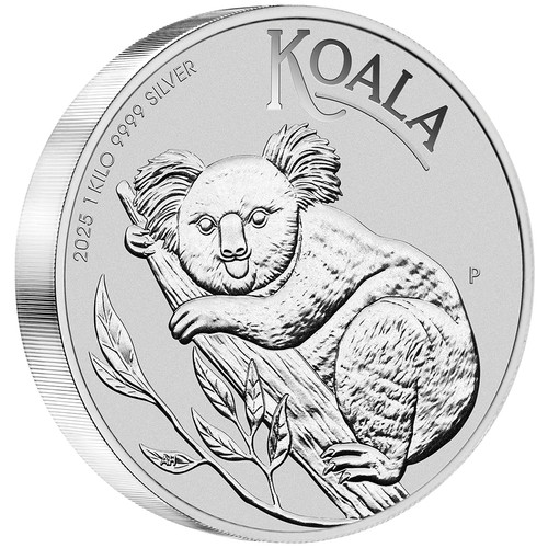 Silbermünze 1kg koala 2025 - silbermünze,