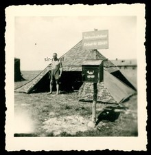 RAD 8/133 Neumarkt vor Tarnzelt 1941 - WK2 Foto 6x6cm