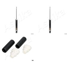 2x ASHIKA STOßDÄMPFER + PROTECTION KIT HINTEN für VW GOLF 5 6 PLUS SCIROCCO LEON